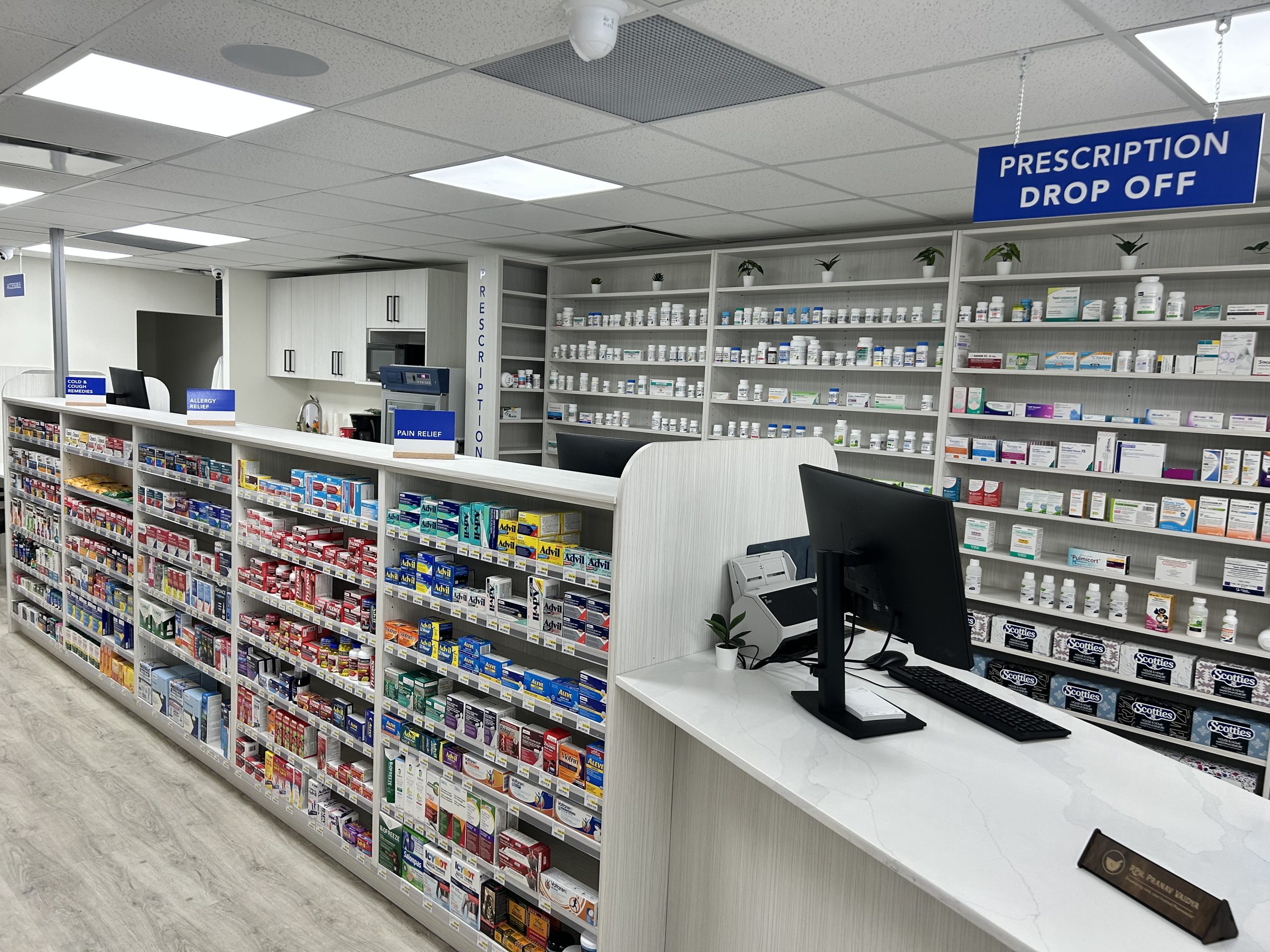 Inside Canmore Pharmacy, serving the Bow Valley community